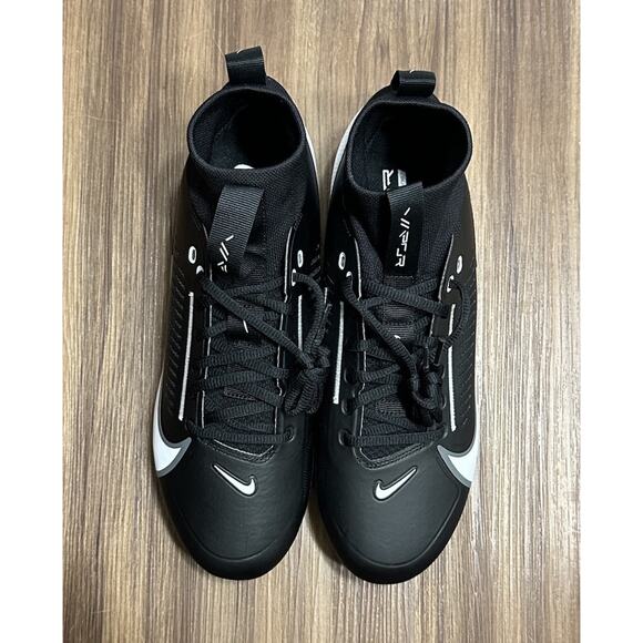 Nike Vapor Edge Pro 360 2 Football Cleats (DA5456-001) Black / White Sz 13 - Picture 4 of 9